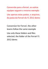 converter carros do F1 2011 para 2012.docx