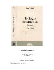 TEOLOGIA SISTEMÁTICA - Paul Tillich.doc