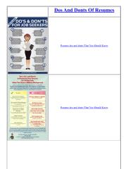 Dos And Donts Of Resumes.pdf