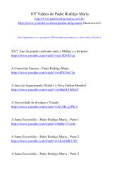 107 vídeos do Padre Rodrigo Maria.pdf