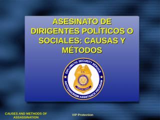 LA Spanish Lesson 06 - Causes of Assassination.ppt