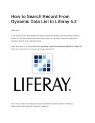 How to search record from dynamic data list in Liferay 6.2.docx