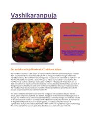Get Vashikaran Puja Rituals with Traditional Values.pdf